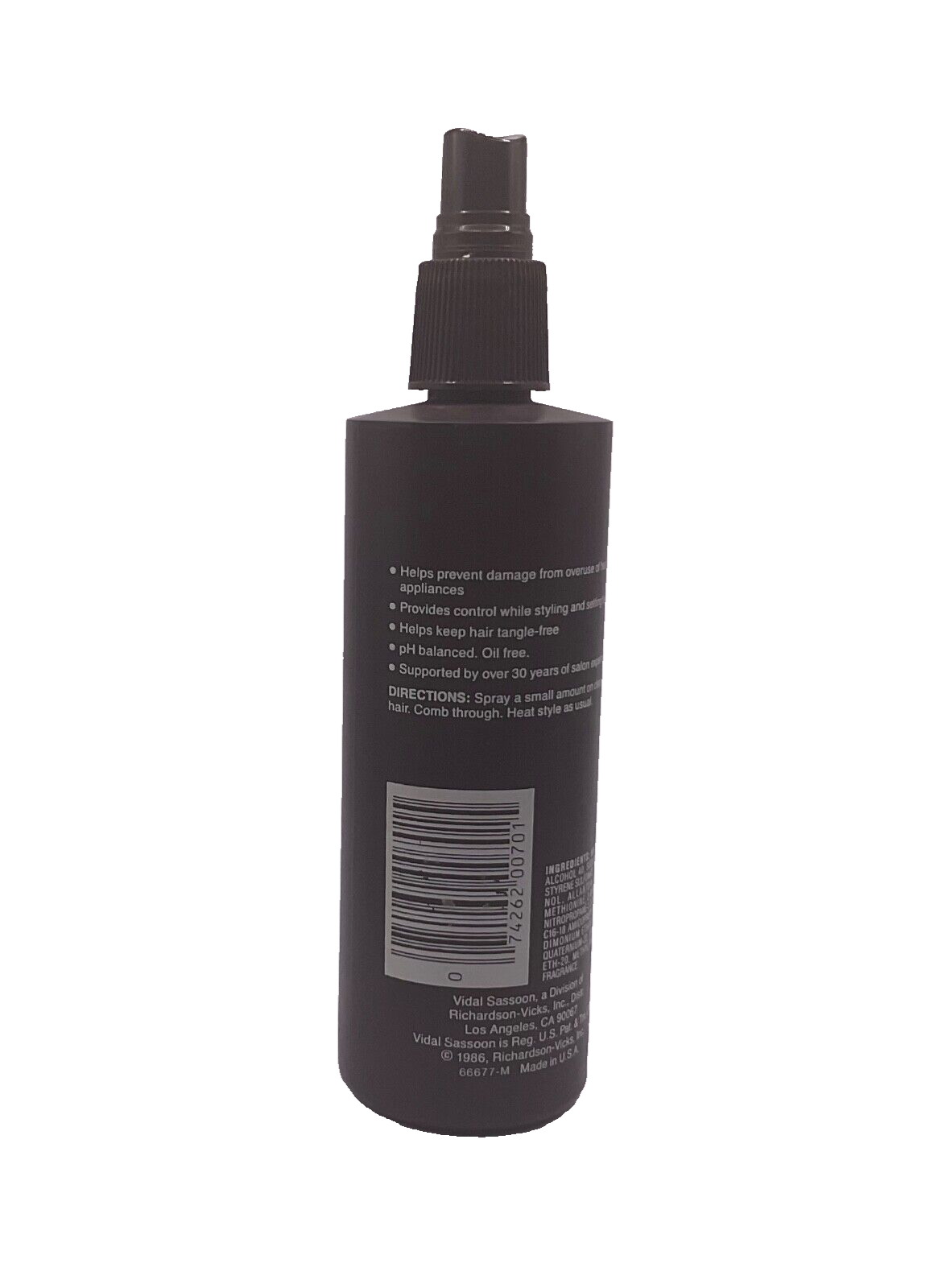 Vidal Sassoon Blow-Styling Lotion / 8 oz