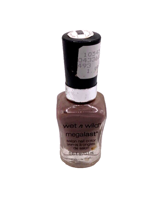 Wet N Wild Megalast Salon Nail Color Wet Cement 201C 0.45oz