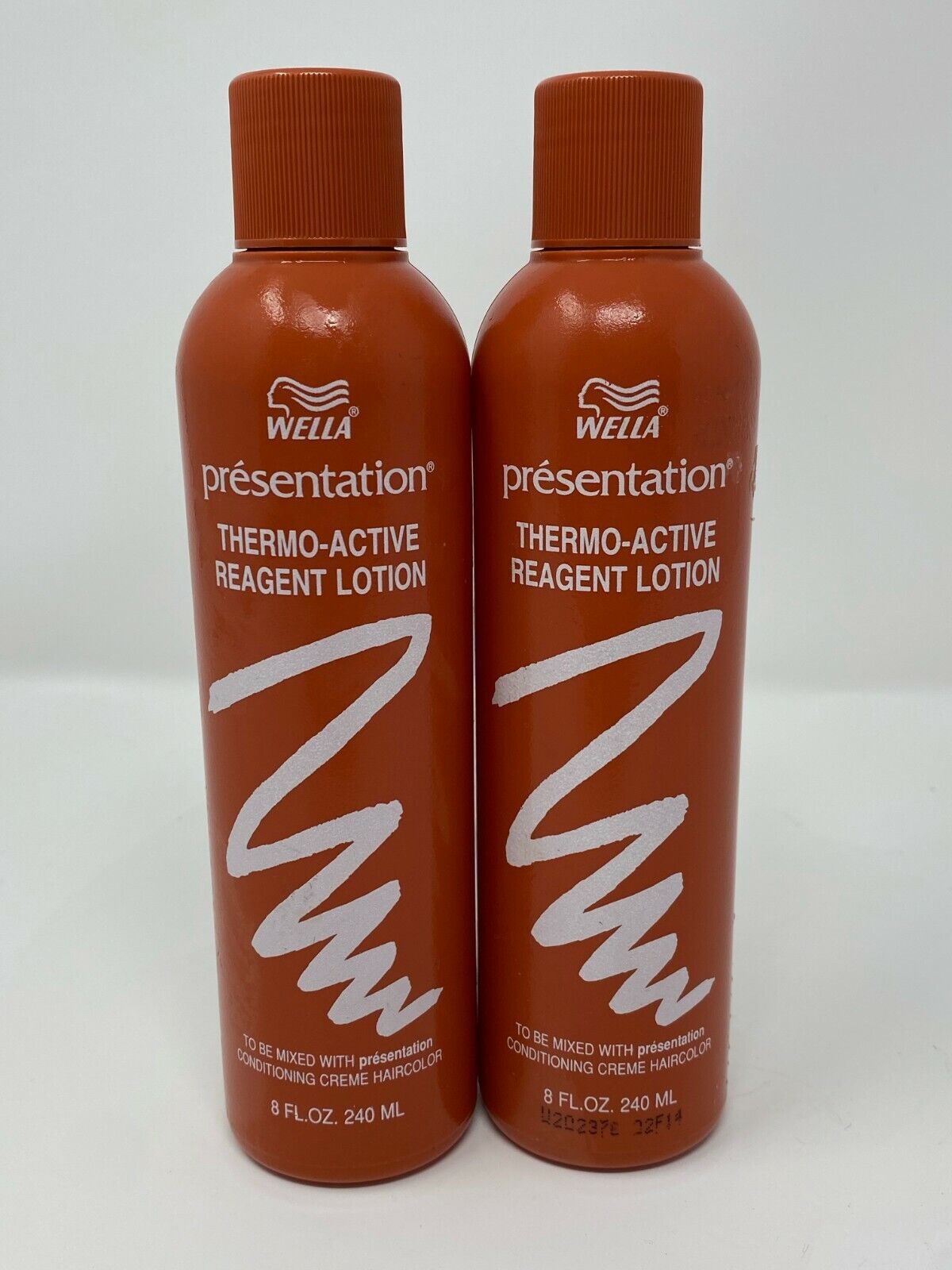 (2) Wella Presentation Thermo-Active Reagent Lotion 8 oz
