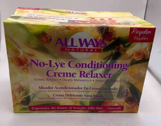 All Ways Natural No-Lye Conditioning Creme Relaxer-Regular Strength