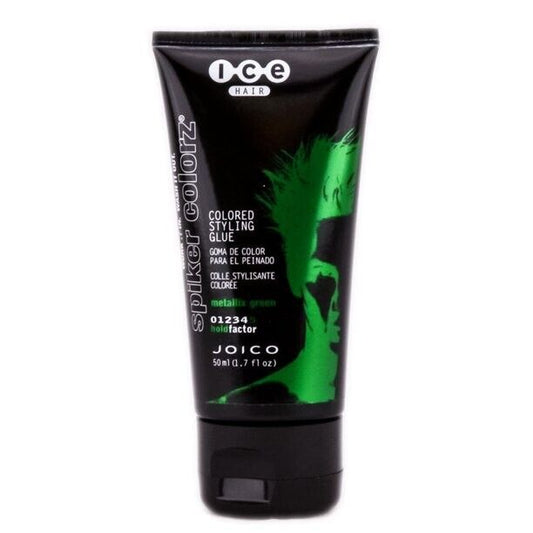 Joico ICE Hair Spiker Colorz Metallix Green 1.7 Oz Color Colored Styling Glue