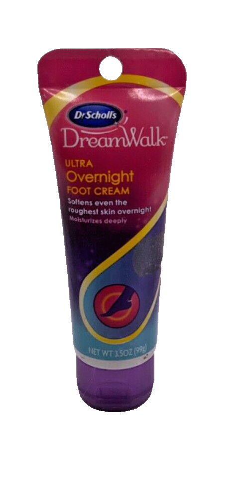 Dr. Scholl’s Dreamwalk Ultra Overnight Foot Cream Softens Skin 3.5oz