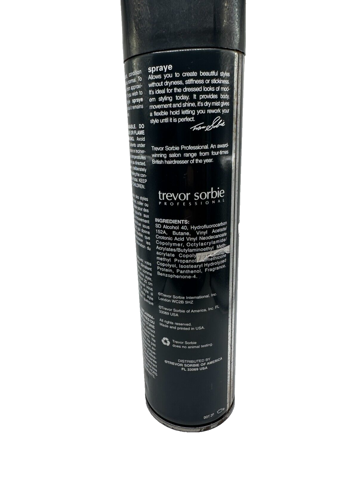 Trevor Sorbie Hair Spraye 10 oz