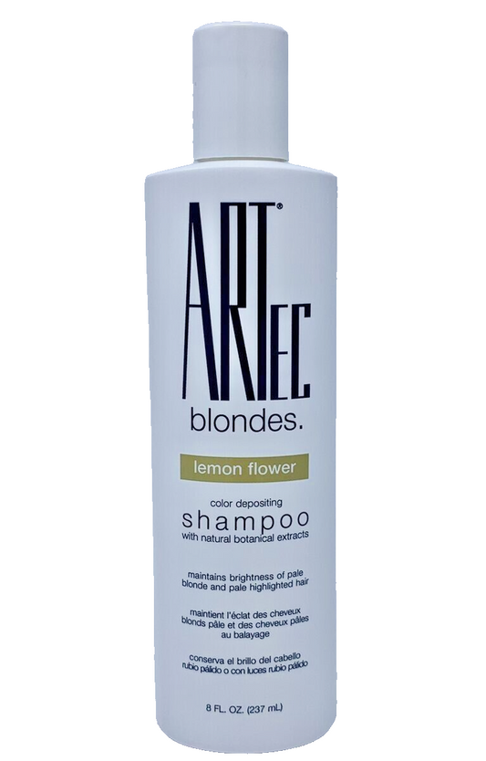 ARTEC Blondes Color Depositing Shampoo - Lemon Flower -8oz- NEW HTF DISCONTINUED