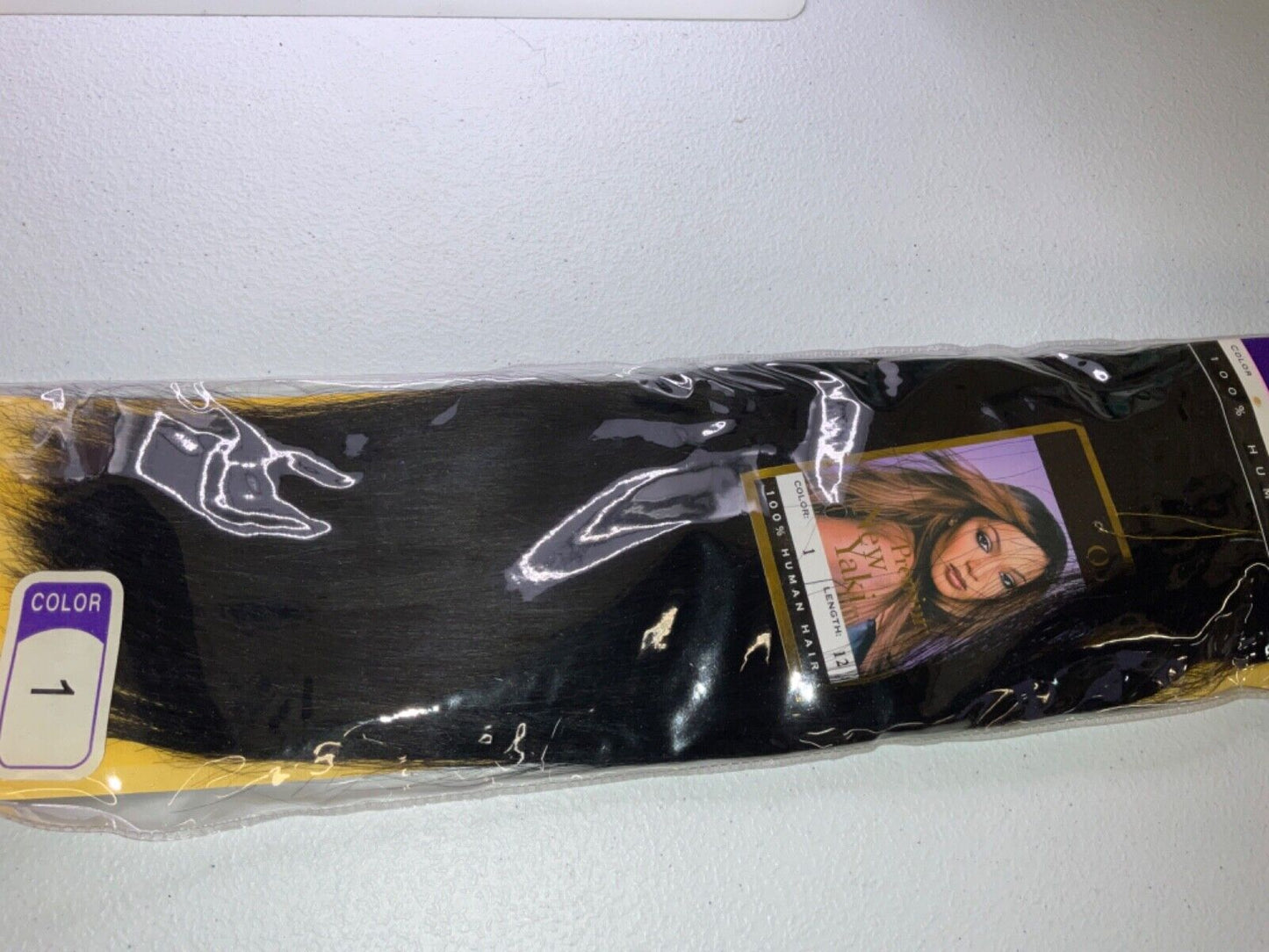 Outre Premium New Yaki 100% Human Hair Color 1 (12 inches)