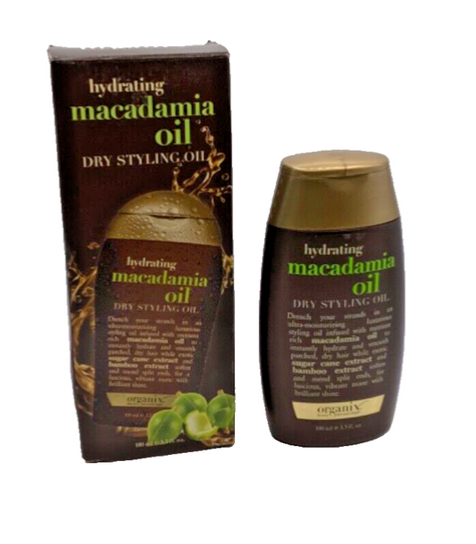 OGX Organix Hydrating Macadamia Oil Dry Styling Oil 3.3oz