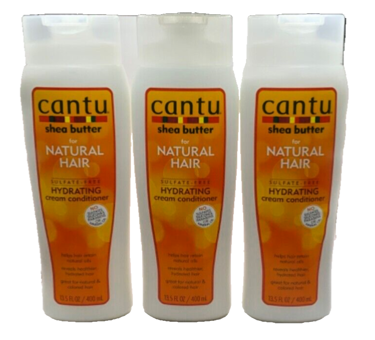 (3 PACK) Cantu Shea Butter Sulfate-Free Hydrating Cream Conditioner 13.5oz