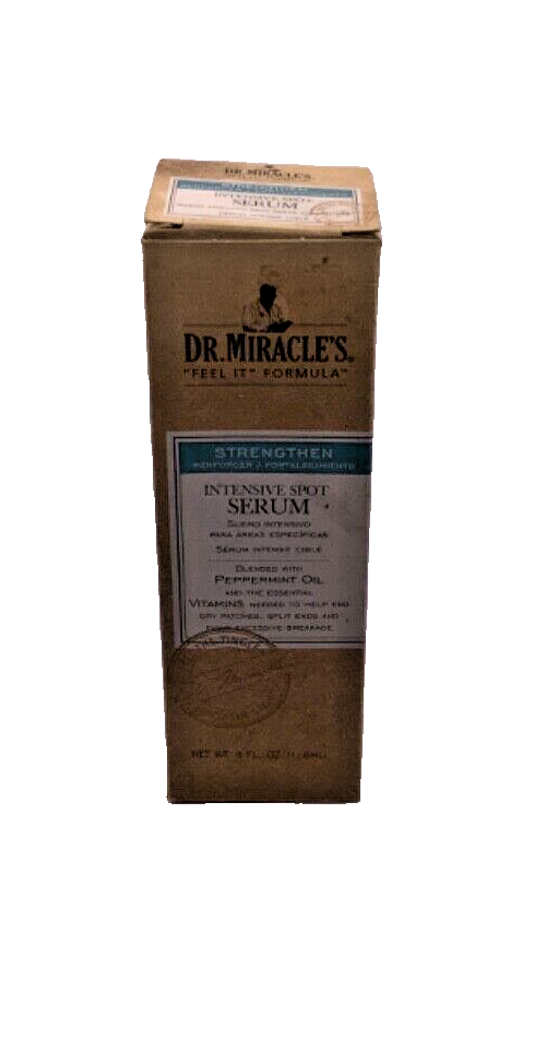 Dr. Miracles "Feel It" Formula Intensive Spot Serum Fights Dryness, Breakage 4oz