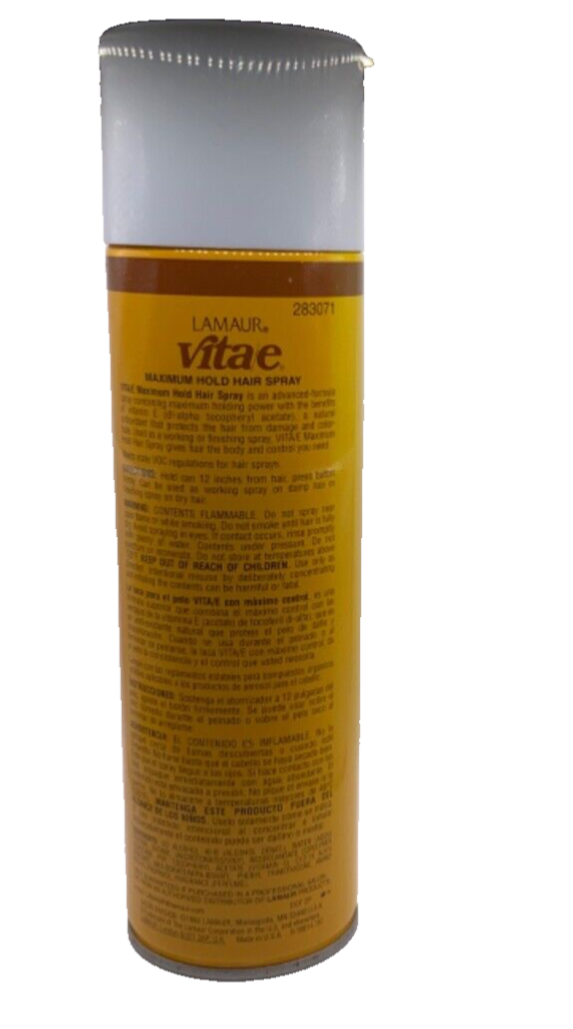 Lamaur Vita/e Maximum Hold Hair Spray 14 oz