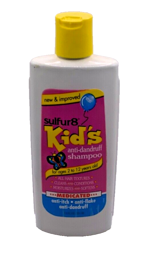 Sulfur8 Kid's Anti-Dandruff Medicated Shampoo 7.5oz Expired 2019