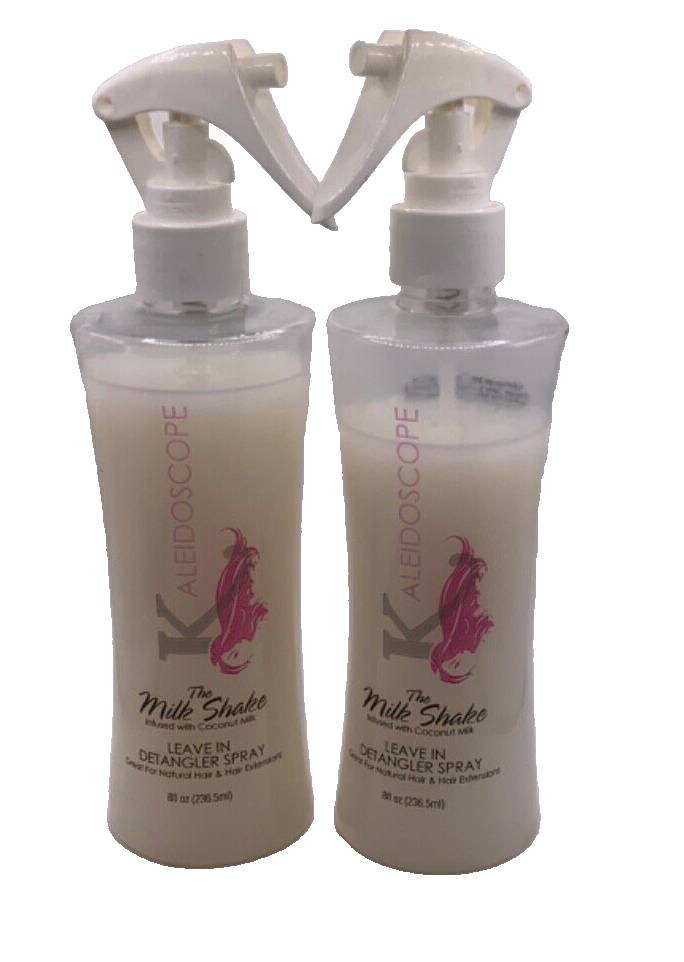 (2 Pack) Kaleidoscope The Milk Shake Leave-In Detangler Spray 8oz