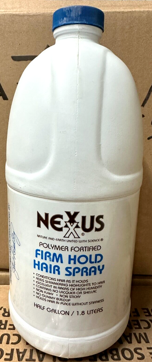 NEXXUS Firm Hold Hair Spray 1.9L / Half Gallon Original Hair Salon FORMULA