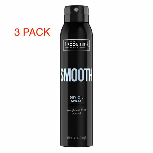 3 TRESemme Smooth Dry Oil Spray 4.7oz For Weightless Frizz Control Lot