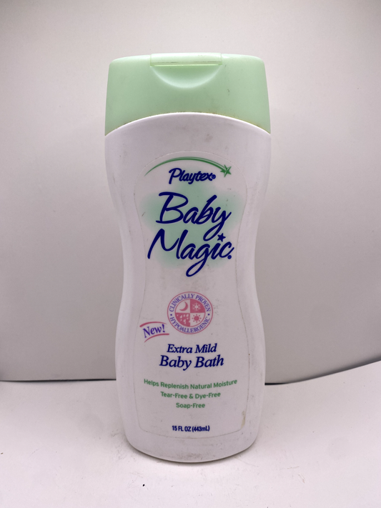 Vtg Playtex Baby Magic Extra Mild Baby Bath - 15 oz