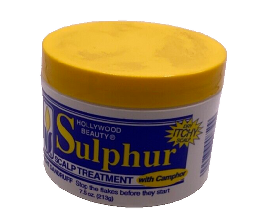 Hollywood Beauty Sulphur Scalp Treatment Pomade For Dry, Itchy Scalp / 7.5oz