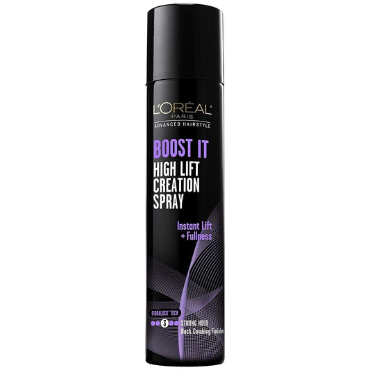 L'Oreal Boost It High Lift Creation Spray #3 Level Hold/5.3 oz *50% FULL