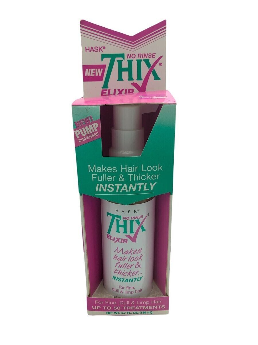 Hask No Rinse Thix Elixir Makes Hair Look Fuller & Thicker Up to 50 Treatments