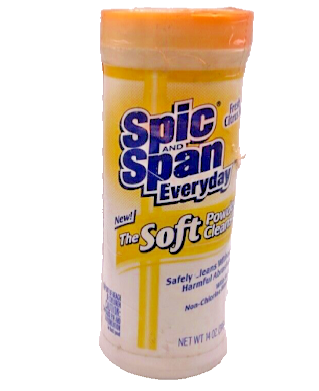 Spic and Span Everyday Soft Powder Cleanser Fresh Citrus 14 oz Shaker Sealed