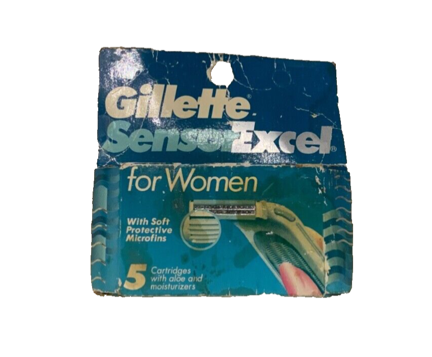 Gillette Sensor Excel for Women with Protective Microfins 5 Count *DAMAGED BOX