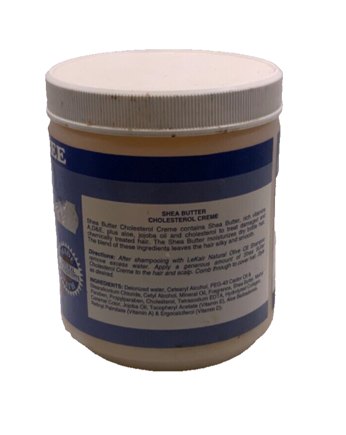 Lekair Natural Shea Butter Cholesterol Creme 20 fl oz