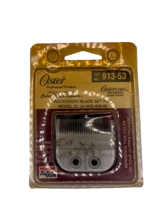 Oster Accessory Blade Model 23, 24 606-95 Fine Tooth 1/100” .25mm 91353