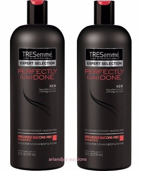 (2) TRESemme Perfectly Undone Weightless Silicone-Free Shampoo / 25 fl oz