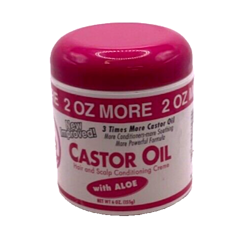 Bronner Bros Castor Oil Hair & Scalp Condtioning Creme 6 oz