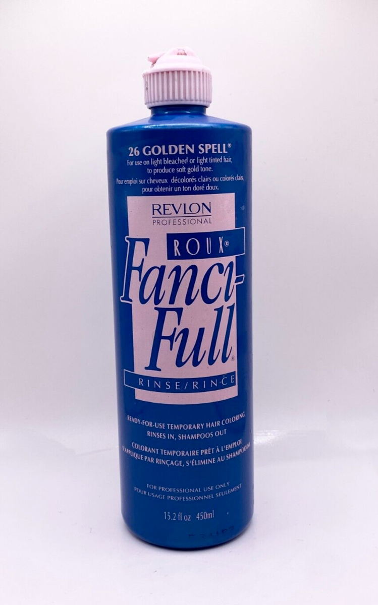 Roux Fanci-Full Rinse Temporary Hair Color Rinse-In 26 Golden Spell 15.2 oz