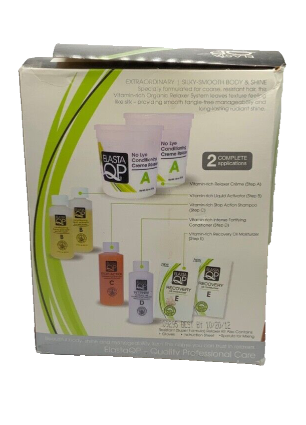 Elasta QP No-Lye Conditioning Relaxer 2 Applications Resistant Super Formula