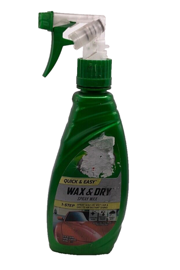 Turtle Wax Wax & Dry Spray Wax / 12 fl oz *DAMAGED BOTTLE