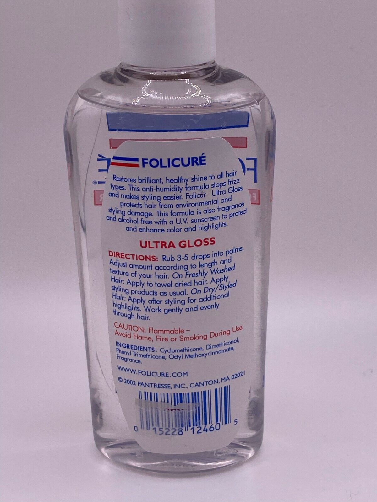 Folicure Ultra Gloss Shine Serum - 4 oz