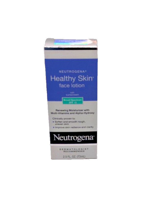 Neutrogena Healthy Skin Face Lotion Broad Spectrum SPF 15 2.5oz BB 02/2024