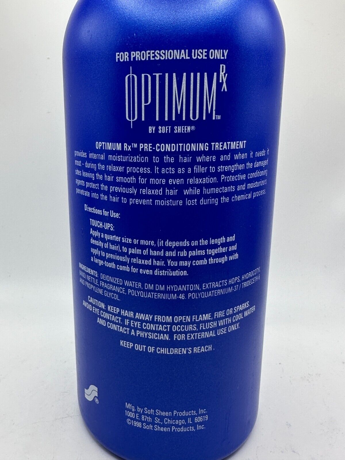Optimum Soft Sheen Pre-Conditioning Treatment Color Treated, Damaged Hair 32 oz