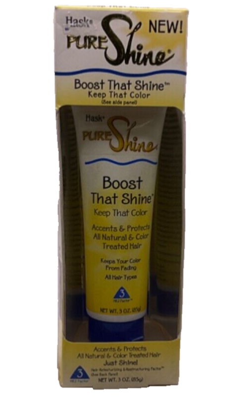 Hask Pure Shine Boost That Shine Hair Retexturizing & Restructuring Factor / 3oz