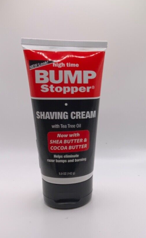 High Time Bump Stopper Shave Gel W/Tea Tree Oil Shea Butter 5.0 oz