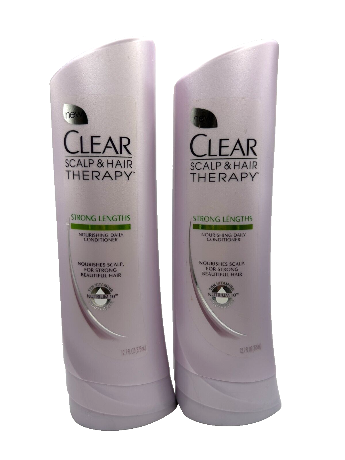 (2) Clear Scalp & Hair Therapy STRONG LENGTHS Nourishing CONDITIONER 12.7 fl Oz