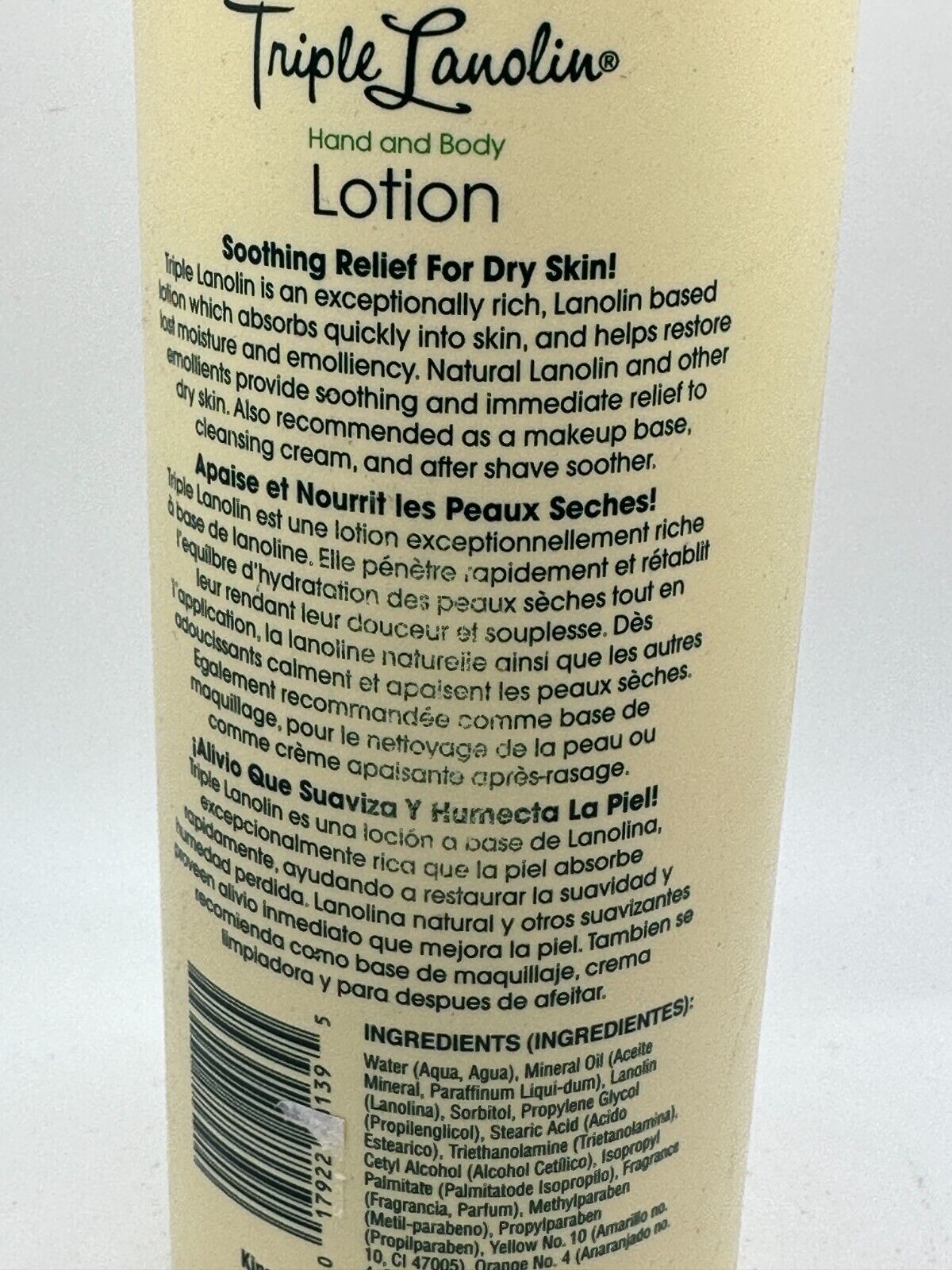 Triple Lanolin Original Formula Hand & Body Lotion - 20 oz