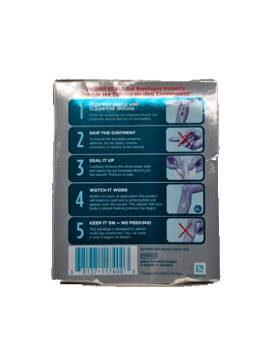 Band-Aid Hydro Seal Extra Large Hydrocolloid Dual-Action Seal 3 Pack