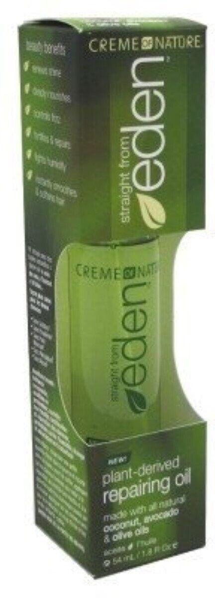 Creme Of Nature Eden Repairing Oil Plant-Derived Coconut Avocado 1.8 FL OZ HTF