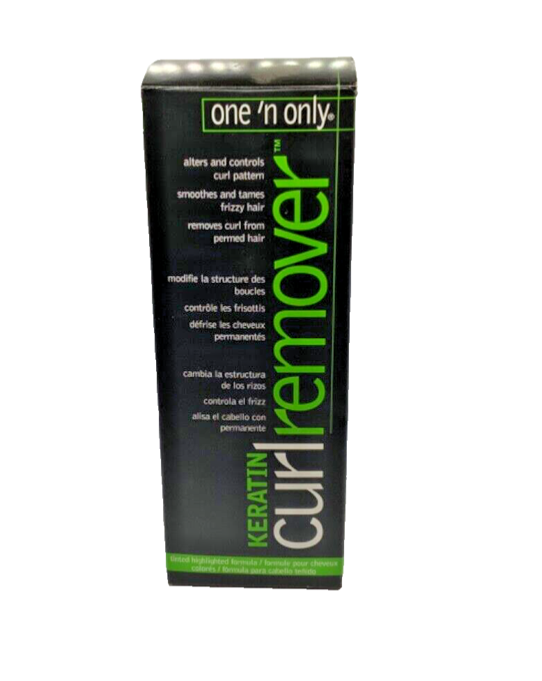 One N' Only Keratin Curl Remover Kit Tinted Highlighted Formula 4oz