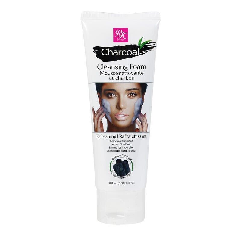 RK Charcoal Cleansing Foam Mousse Nettoyante au charbon 100 Ml FREE SHIPPING