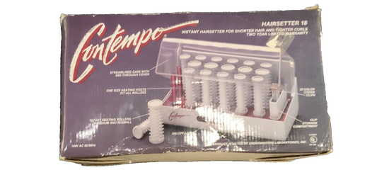 Contempo Hairsetter 18 - Instant Hairsetter for Shorter Hair & Tighter Curls
