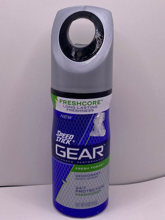 SPEED STICK GEAR FRESH FORCE DEODORANT BODY SPRAY - 4 oz