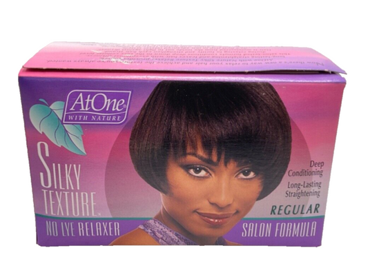 AtOne with Nature Silky Texture No Lye Relaxer Regular Strength