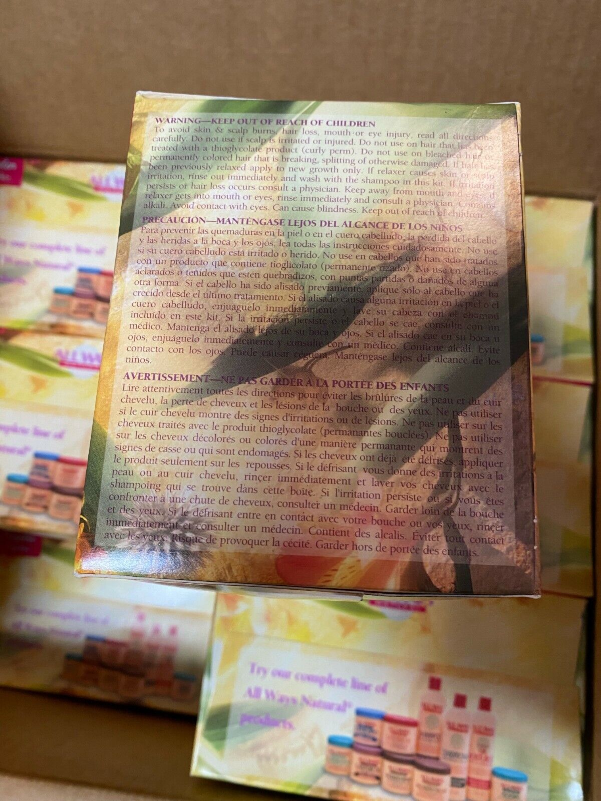 (12) ALLWAYS NATURAL CREME RELAXER REGULAR NIB