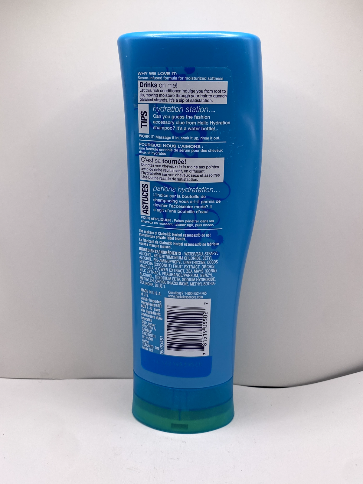Herbal Essences Hello Hydration Moisturizing Hair Conditioner, 10.17 oz