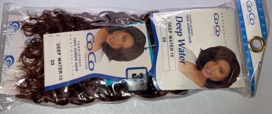 Coco Collection 100% Human Hair Deep Water/ Color 33 / (10 inches)