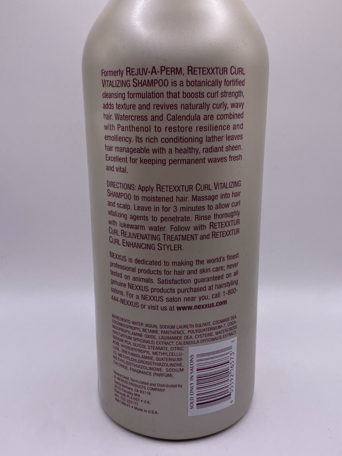 Nexxus Retexxtur Curl Vitalizing Shampoo - 33.8 oz