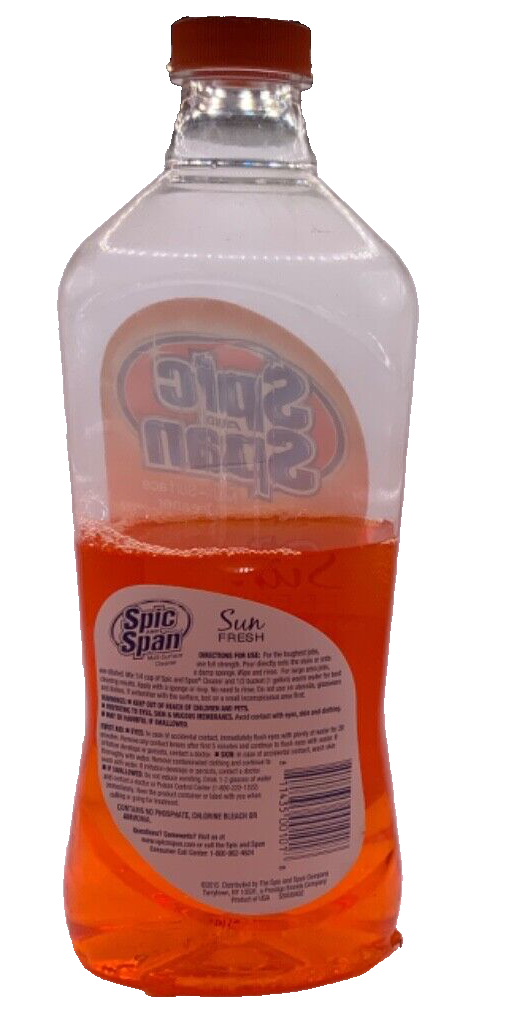 Spic And Span Multi-Surface Cleaner Sun Fresh 50 % Full 28 fl oz