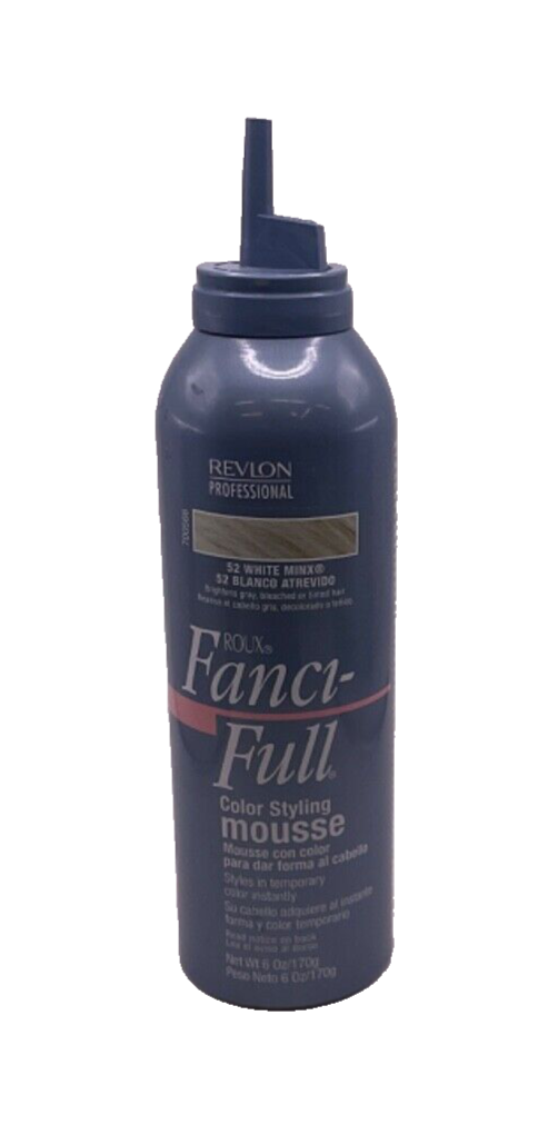 Roux Fanci-Full Color Styling Mousse 52 White Minx *ORIGINAL FORMULA 6 OZ